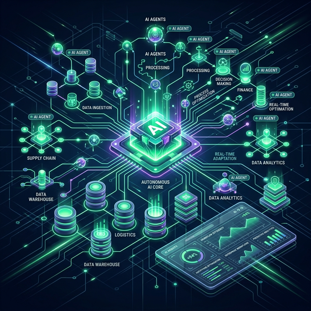 The Rise of Autonomous AI Agents in Enterprise Workflows